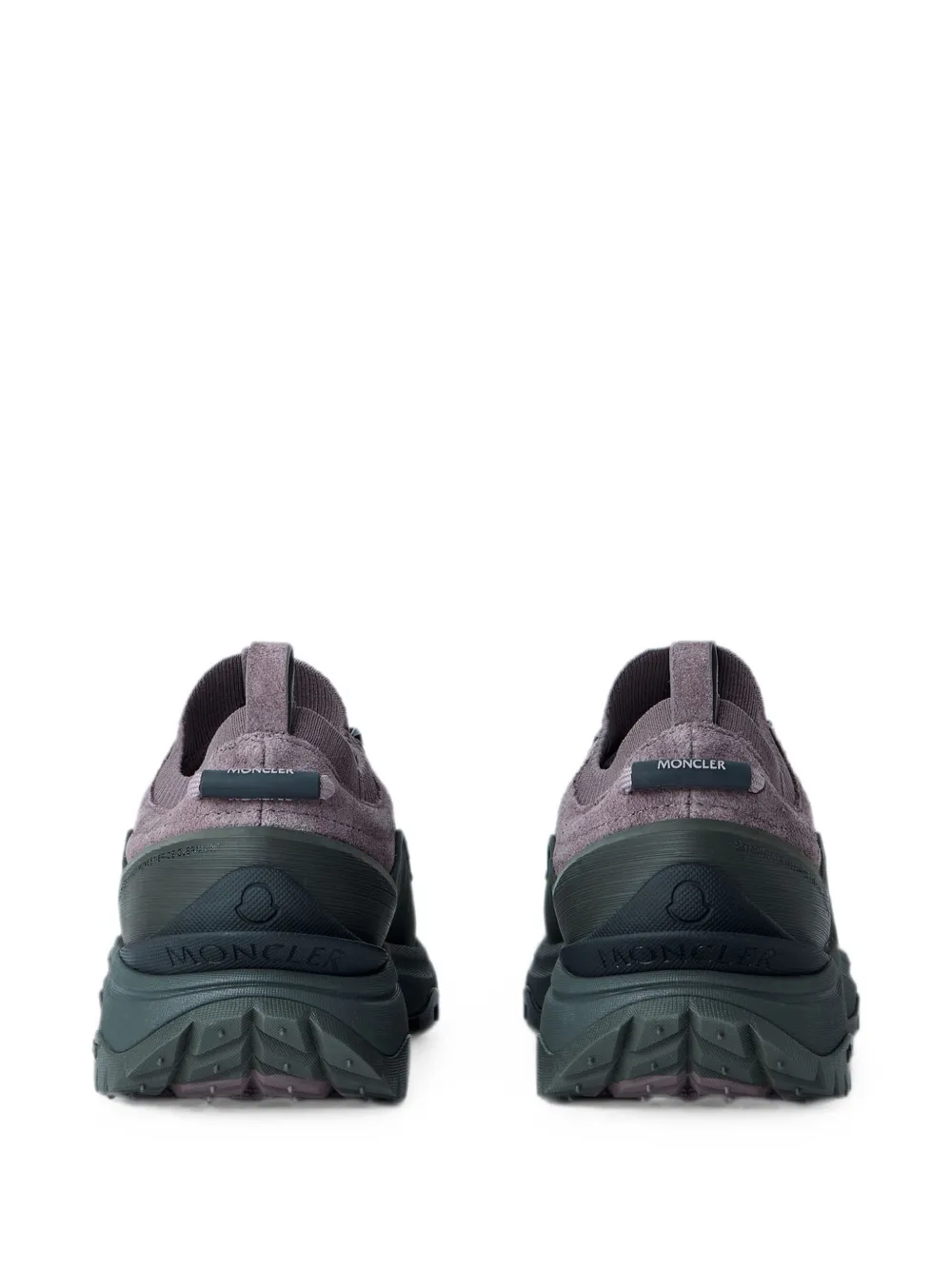 Moncler Trailgrip Lite3 nubuck en suède sneakers Paars