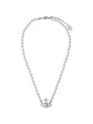 Vivienne Westwood Orb パール ネックレス | シルバートーン | FARFETCH JP
