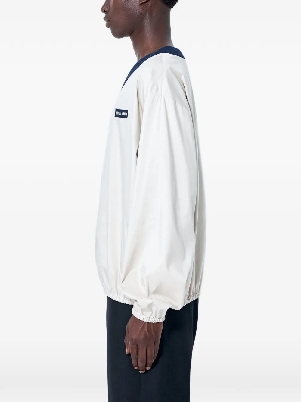 Miu Trui met logopatch Beige