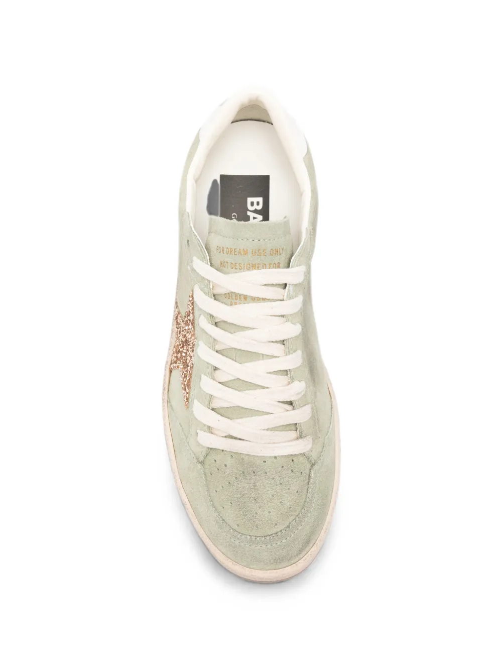 Golden Goose Ball Star suede sneakers Groen