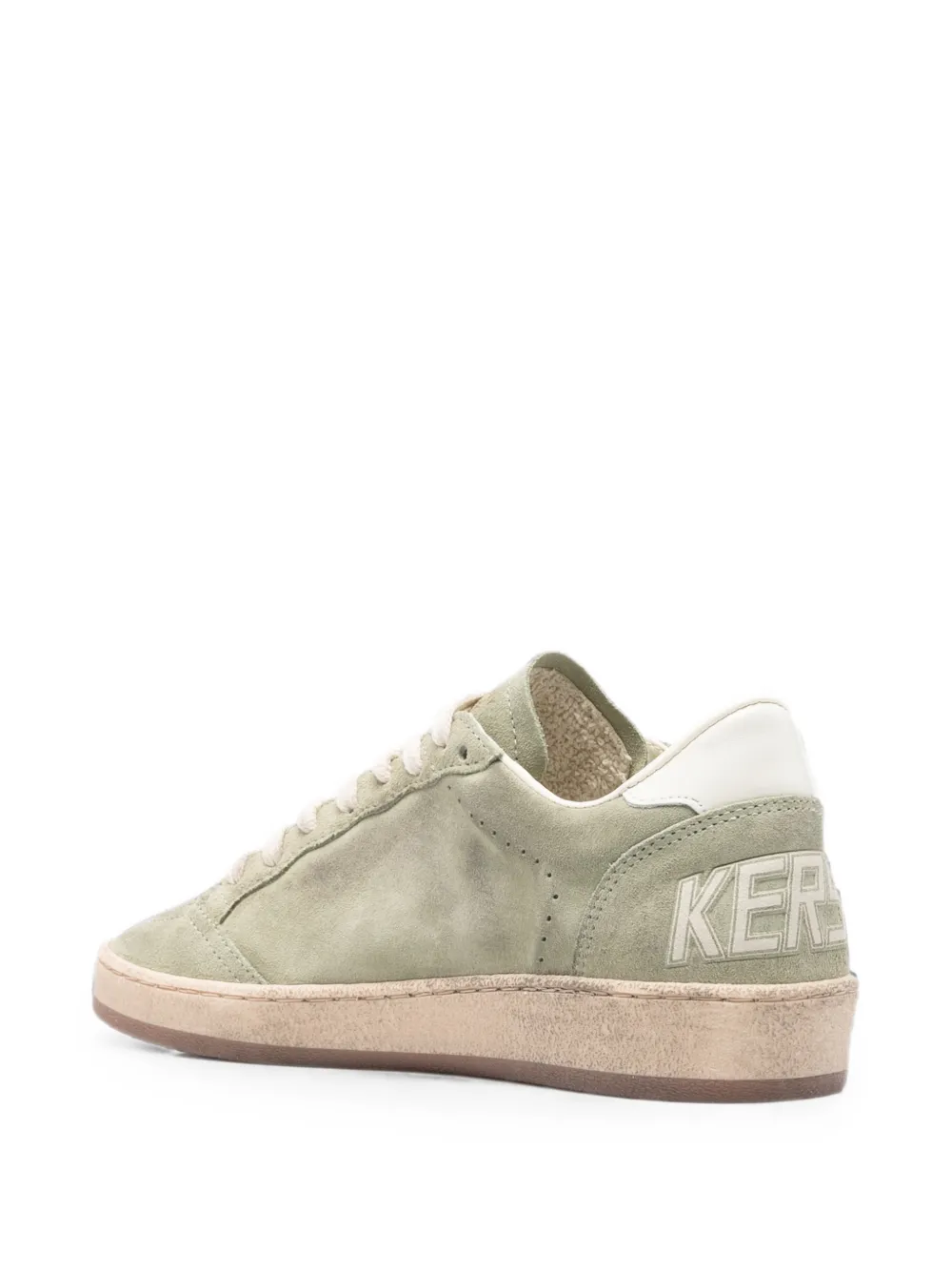 Golden Goose Ball Star suede sneakers Groen