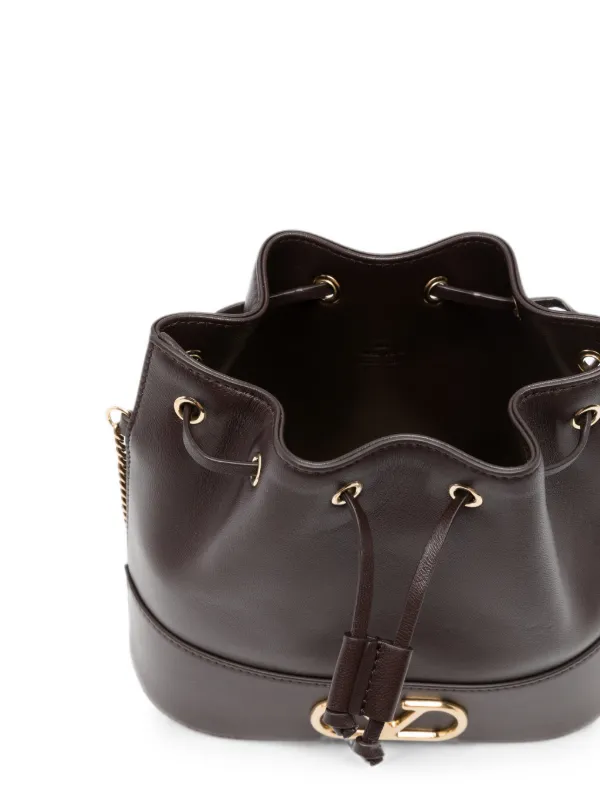 Valentino Garavani チェーンストラップ ショルダーバッグ | ブラウン
