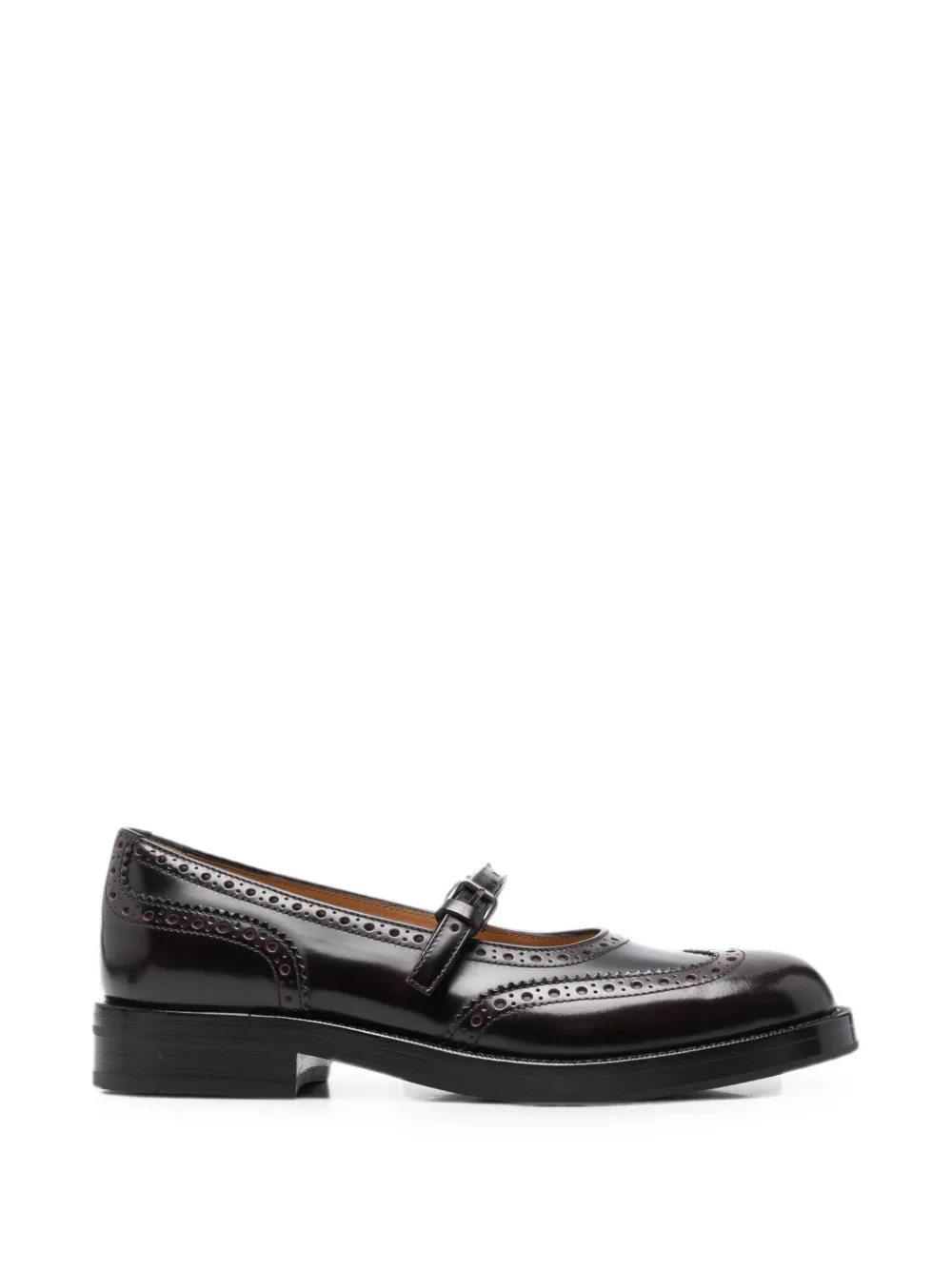 Church's Sheila brogue-detail buckle-fastening loafers - Red