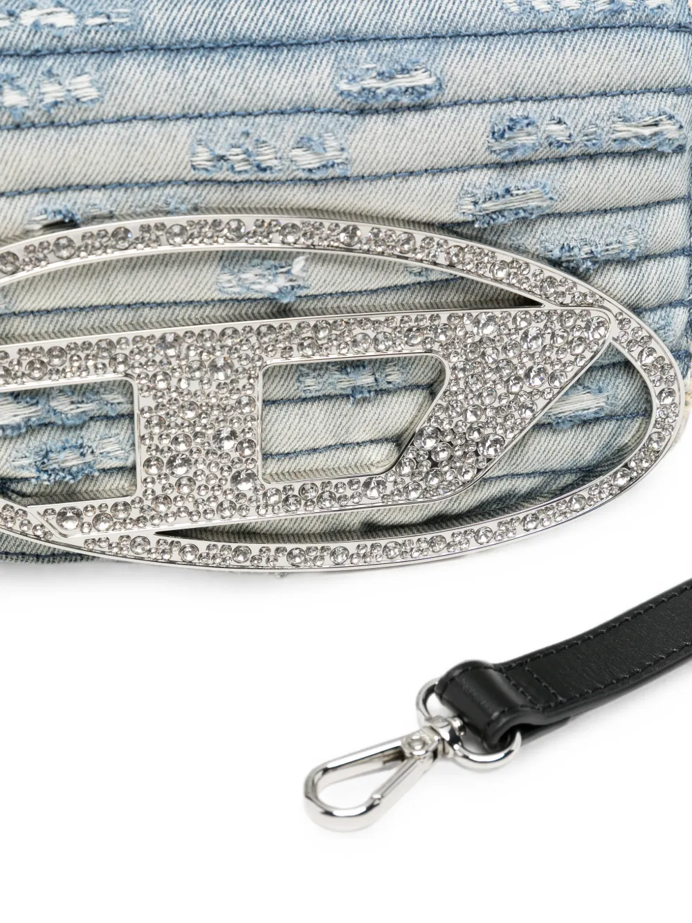 Diesel 1DR schoudertas met handvat Blauw