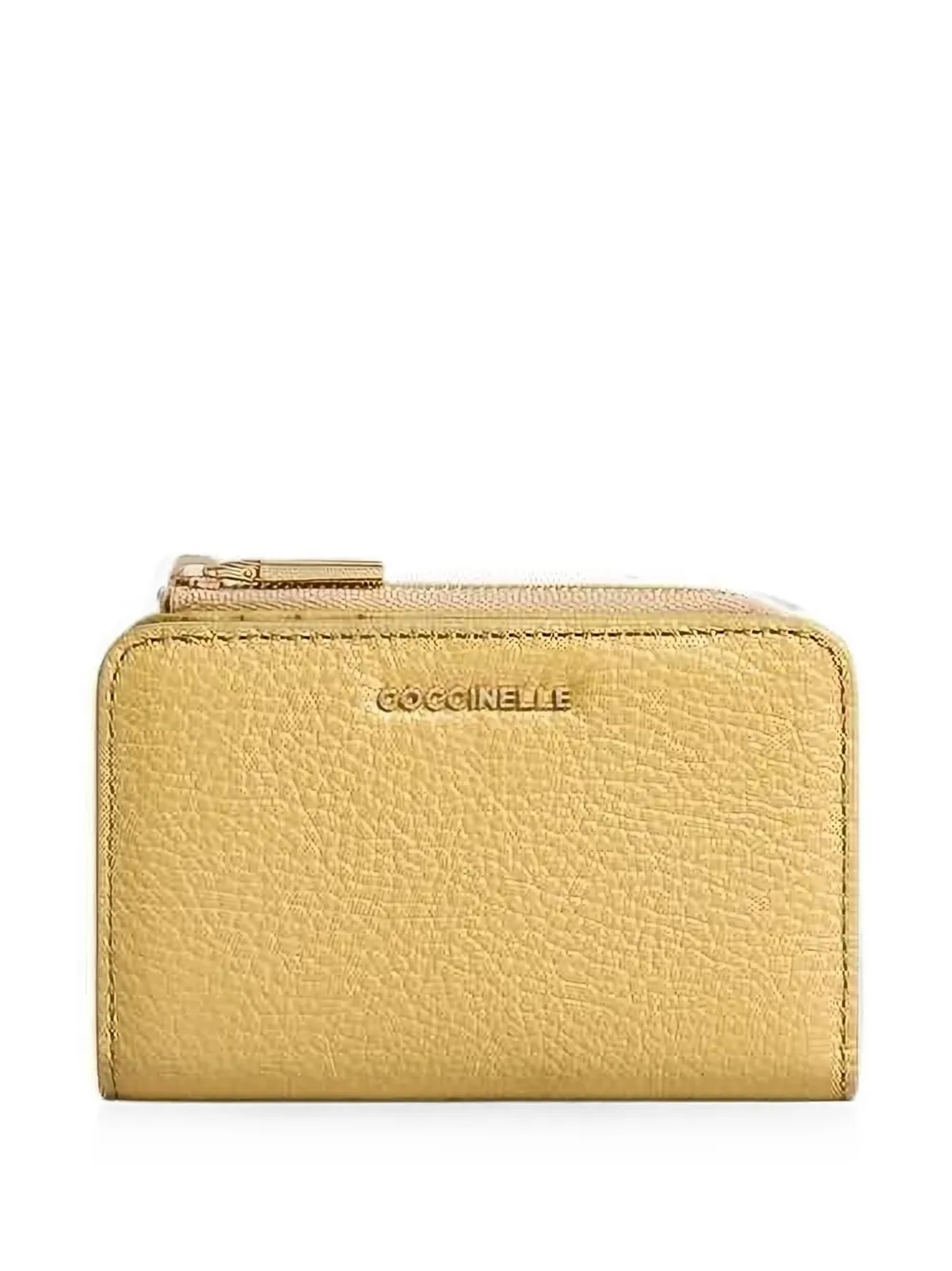 Coccinelle small Metallic wallet - Giallo