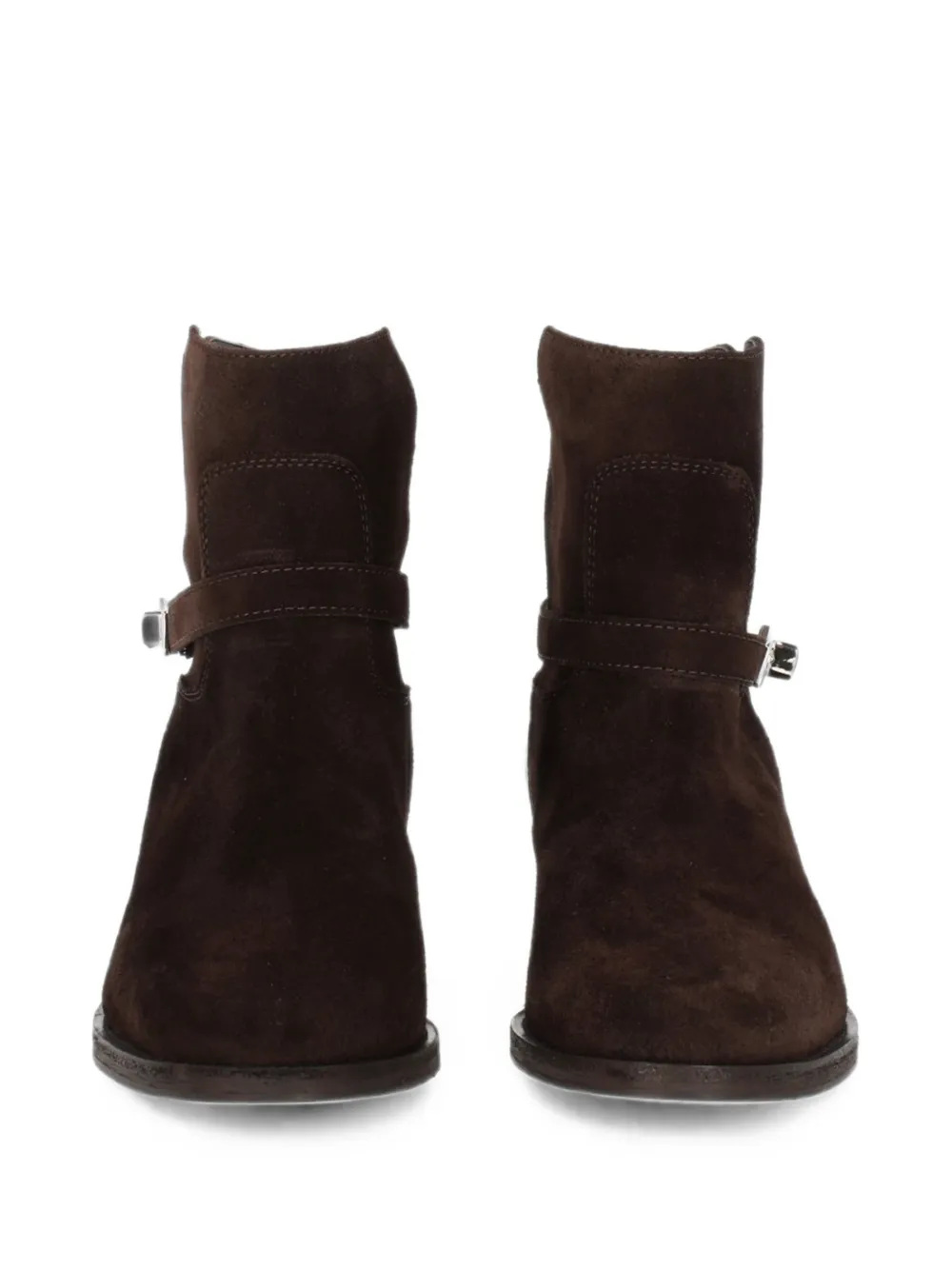 Via Roma 15 buckle-fastening ankle boots Bruin