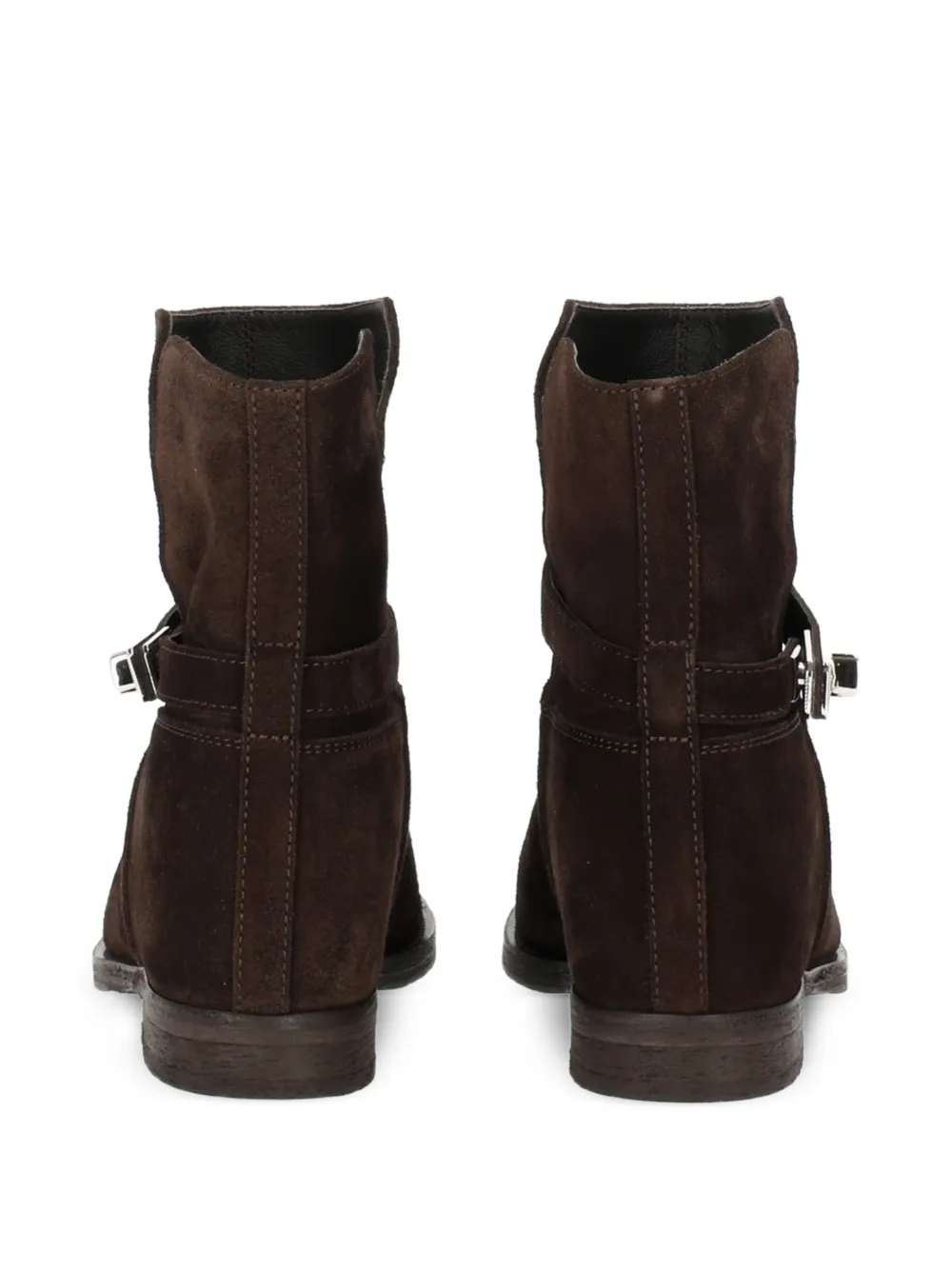 Via Roma 15 buckle-fastening ankle boots Bruin