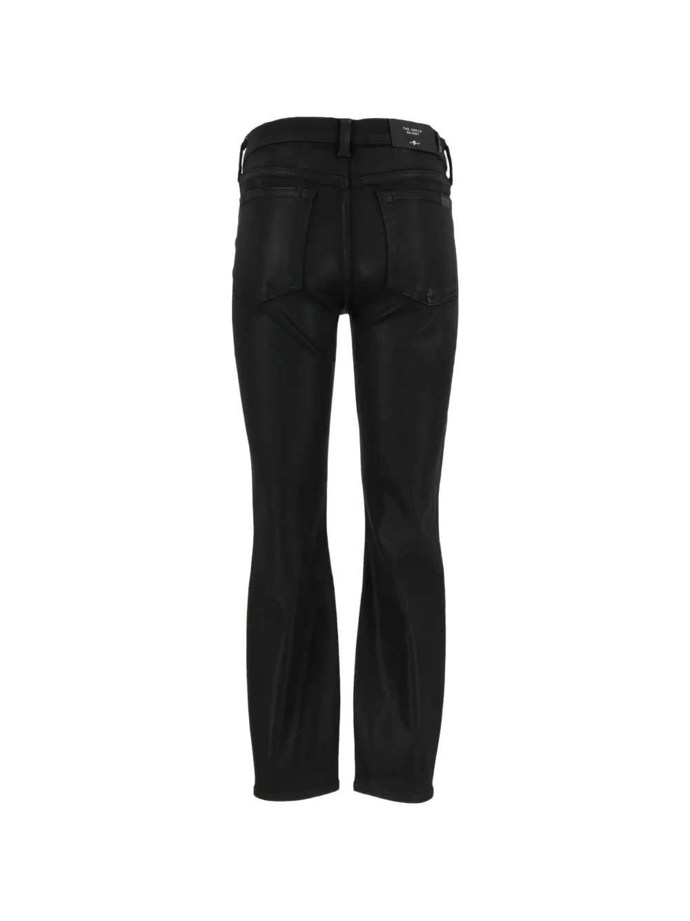 7 For All Mankind high-waist coated jeans Zwart