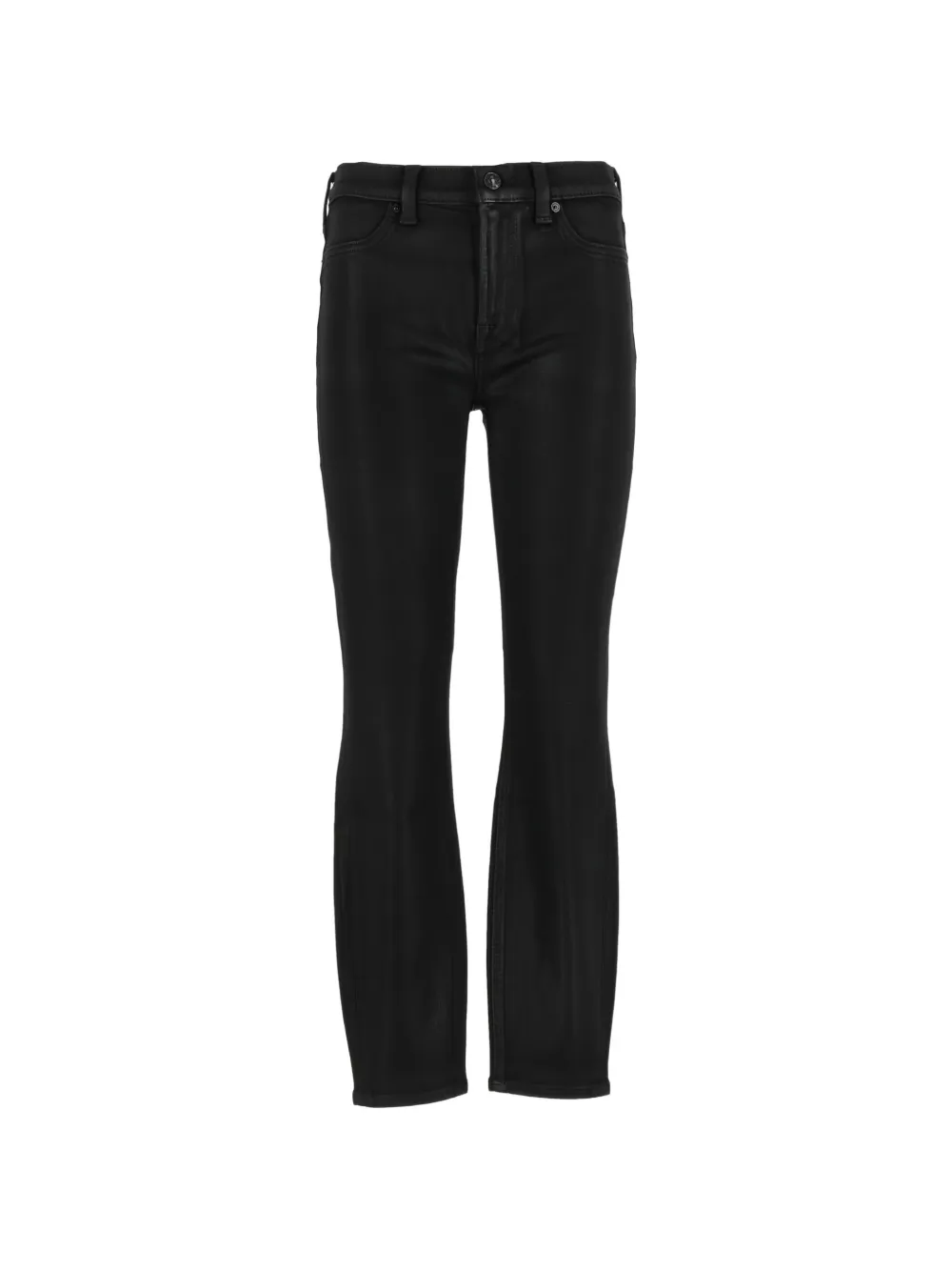 7 For All Mankind high-waist coated jeans