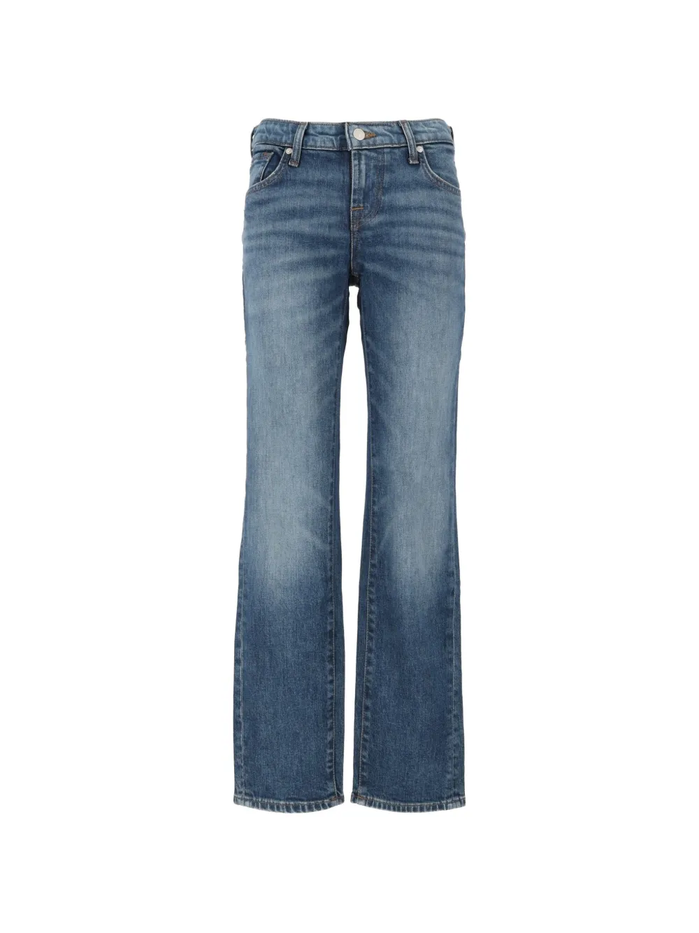 7 For All Mankind Low Cigarette straight-leg jeans - Blau