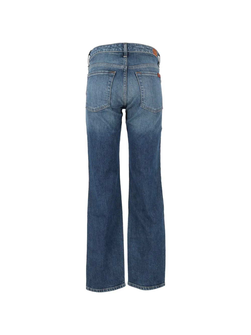 7 For All Mankind Low Cigarette straight jeans Blauw