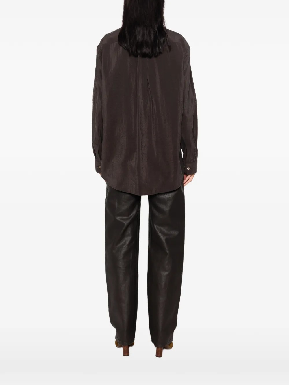 LEMAIRE Button-down blouse Bruin