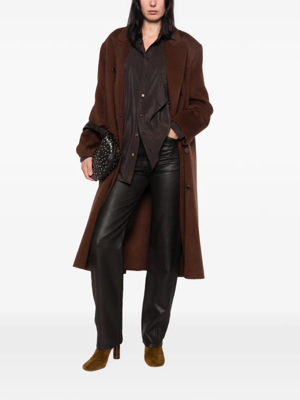 LEMAIRE Button-down blouse Bruin