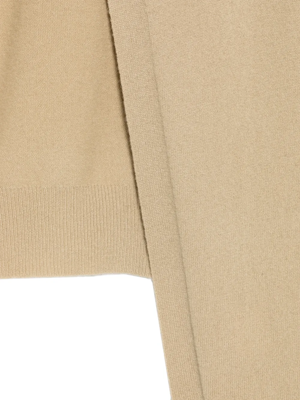 LEMAIRE Sjaal met geribbelde afwerking Beige
