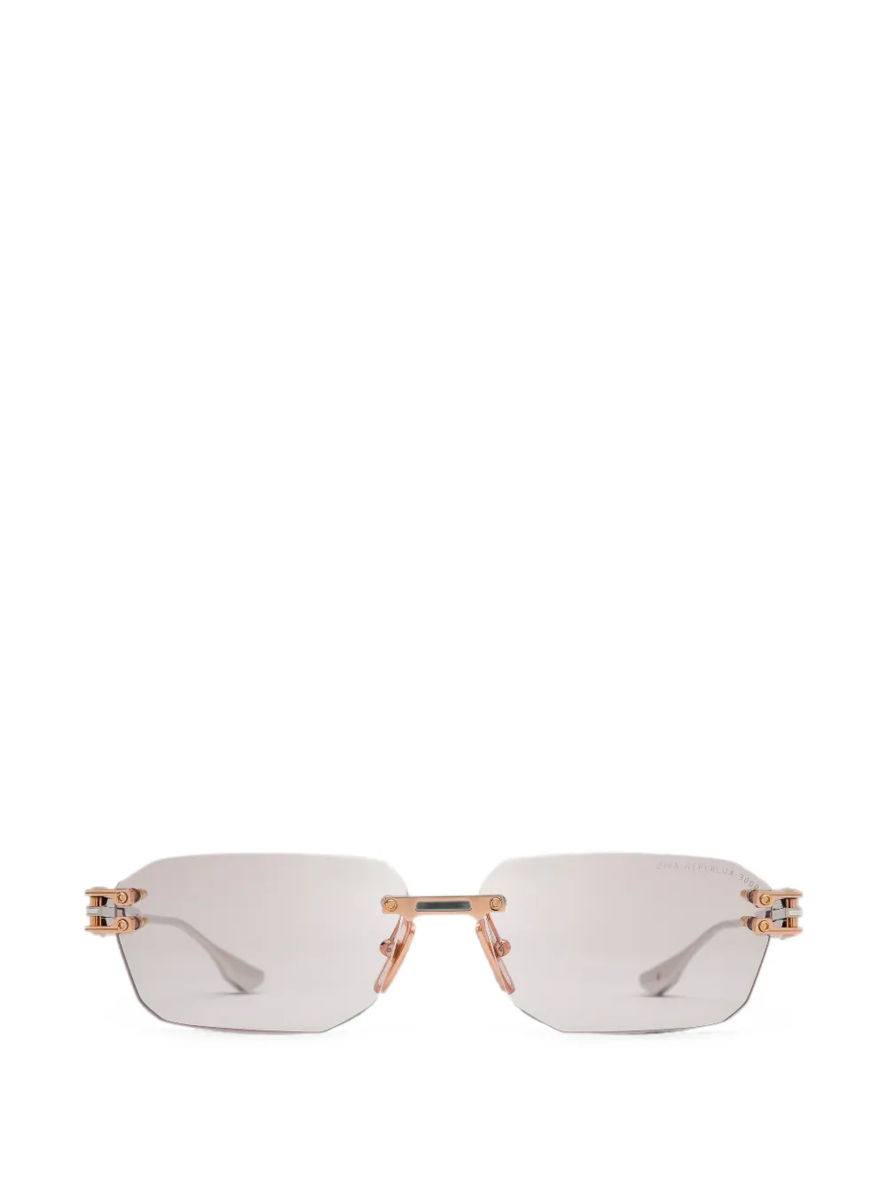 Dita Eyewear Hyperlux-3000 geometric-frame glasses - Rosa