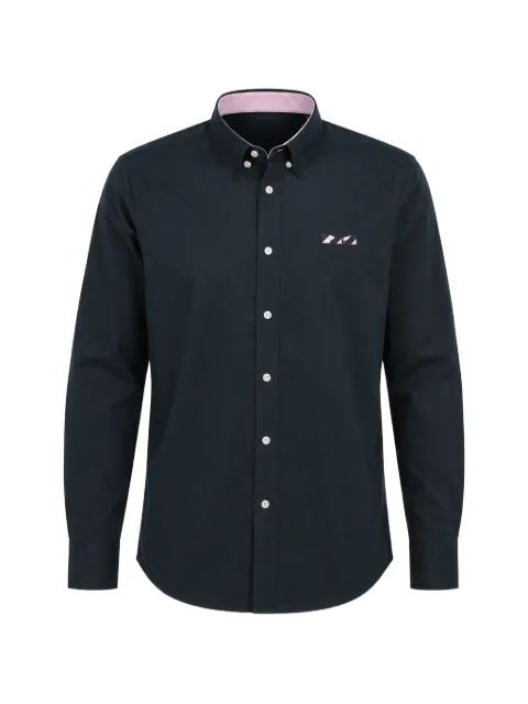 Eden Park button-down logo-patch shirt