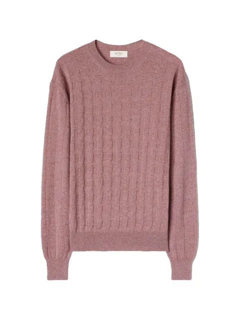 RETORI check-pattern cashmere sweater