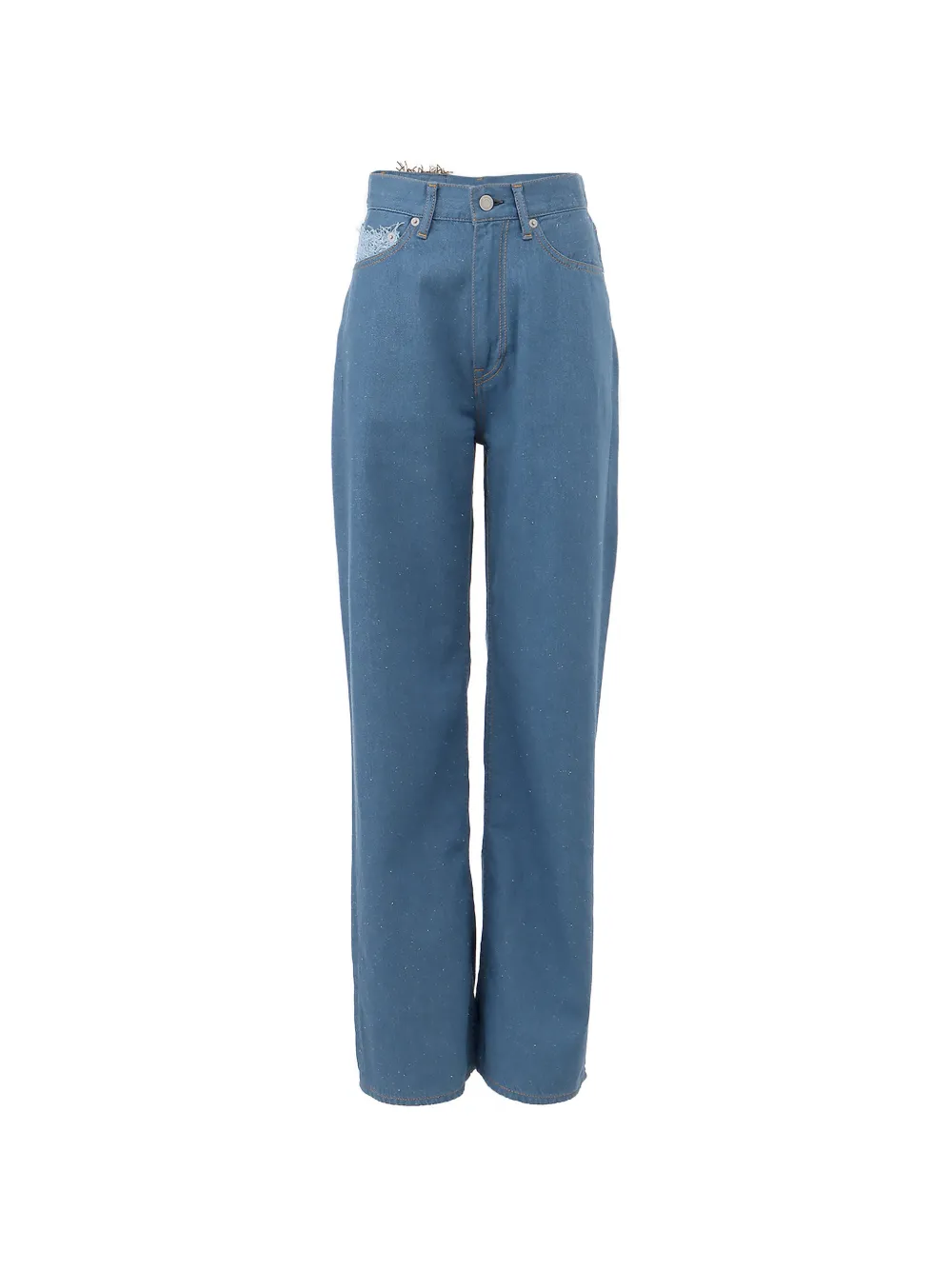 Kota Gushiken Lazy Kni-Denim jeans - Blu