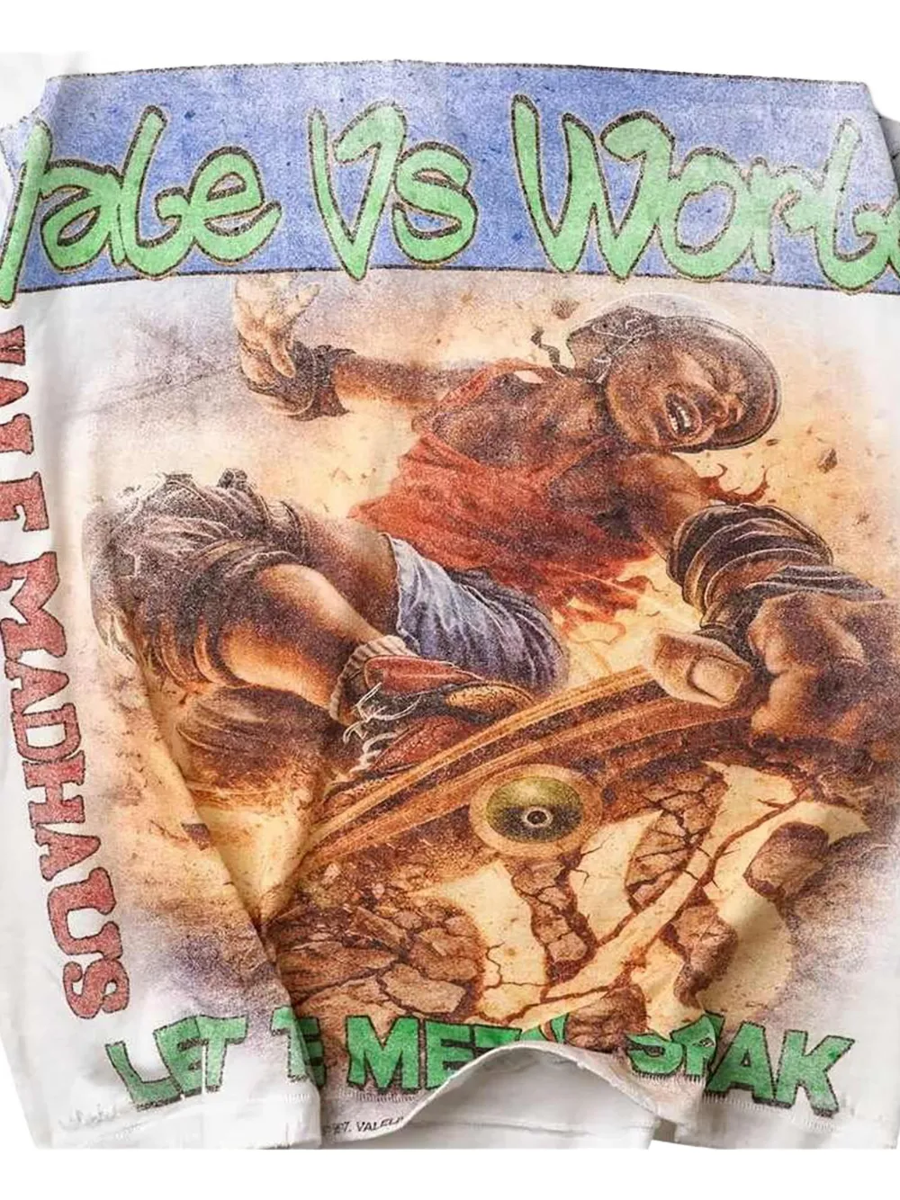 Vale graphic-print T-shirt Wit