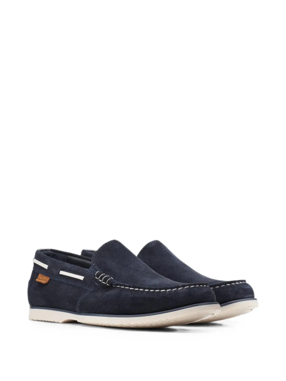 Clarks Originals Noonan Step suède loafers Blauw