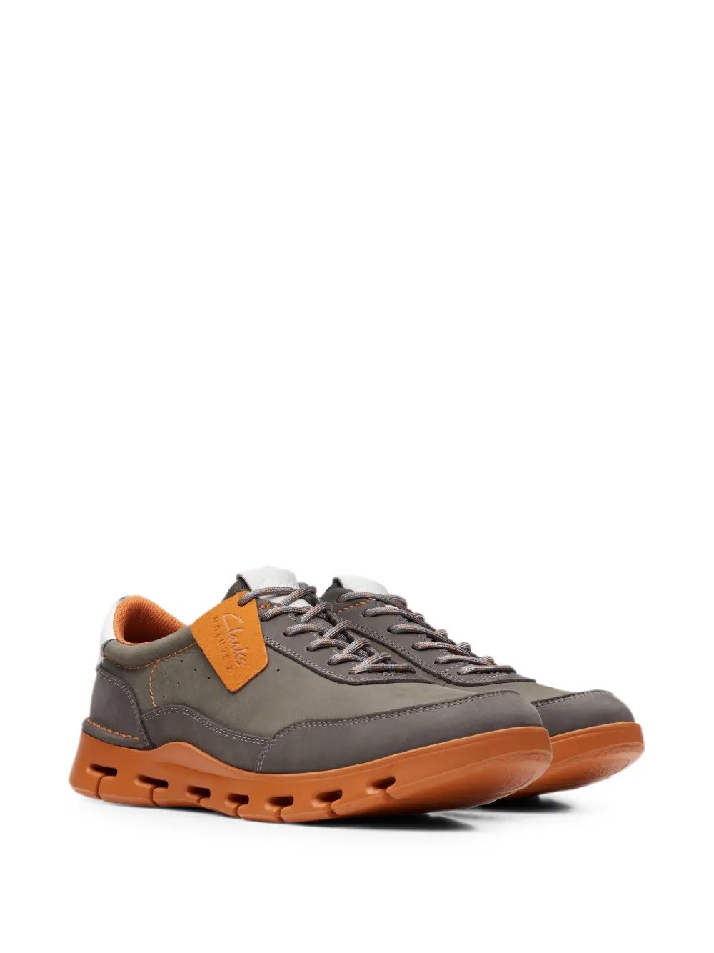 Clarks Originals Nature X One leren sneakers Grijs