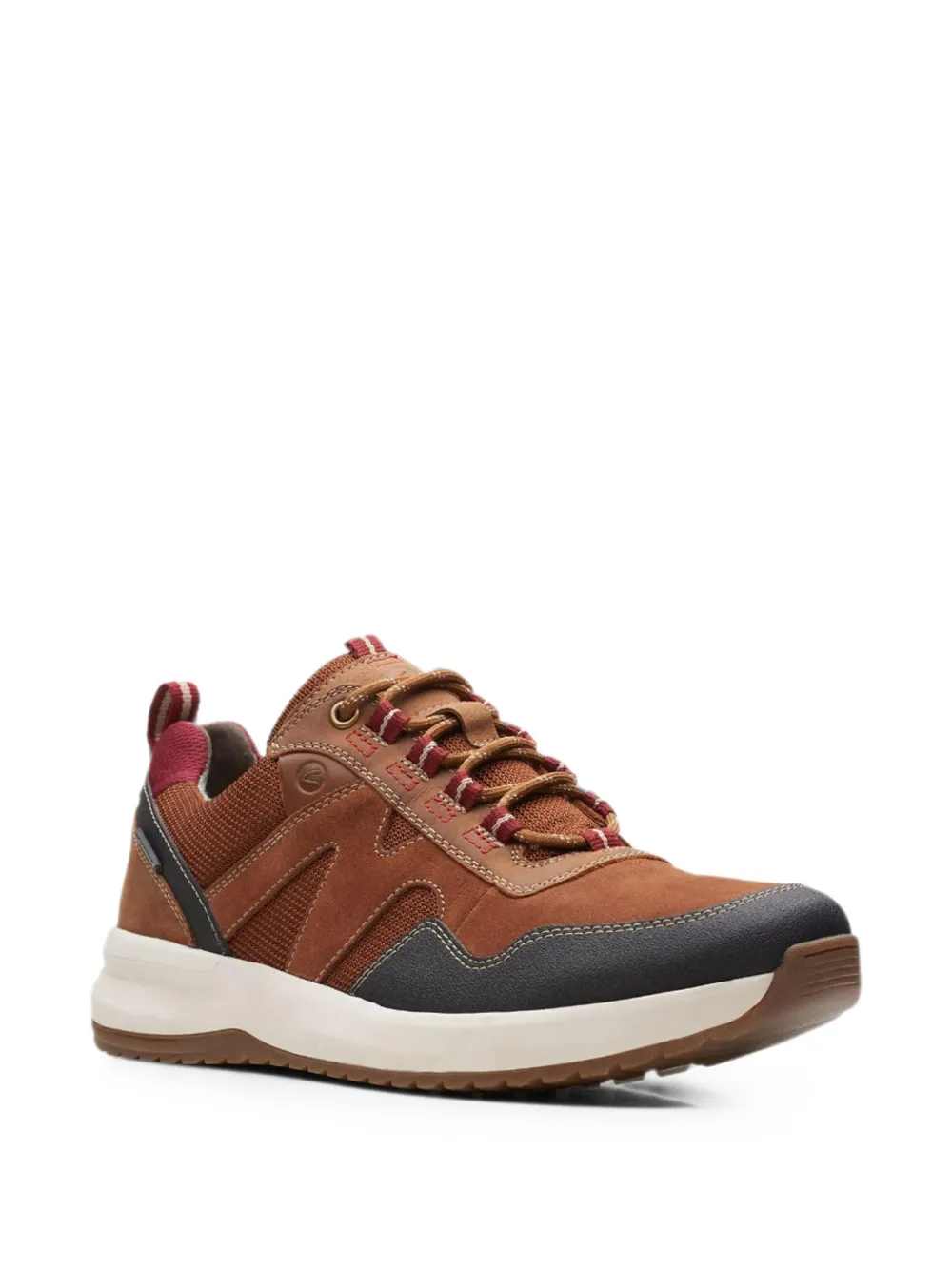Clarks Originals Wellman Trail sneakers met vlakken Bruin