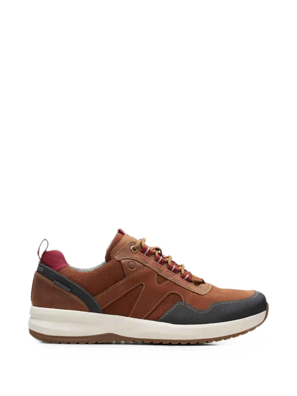 Clarks Originals Wellman Trail sneakers met vlakken Bruin