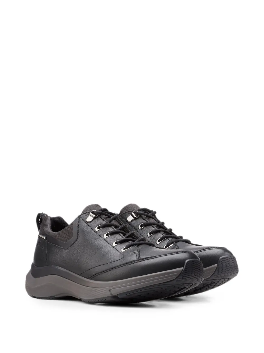Clarks Originals Wave 2.0 Vibe leren sneakers Zwart