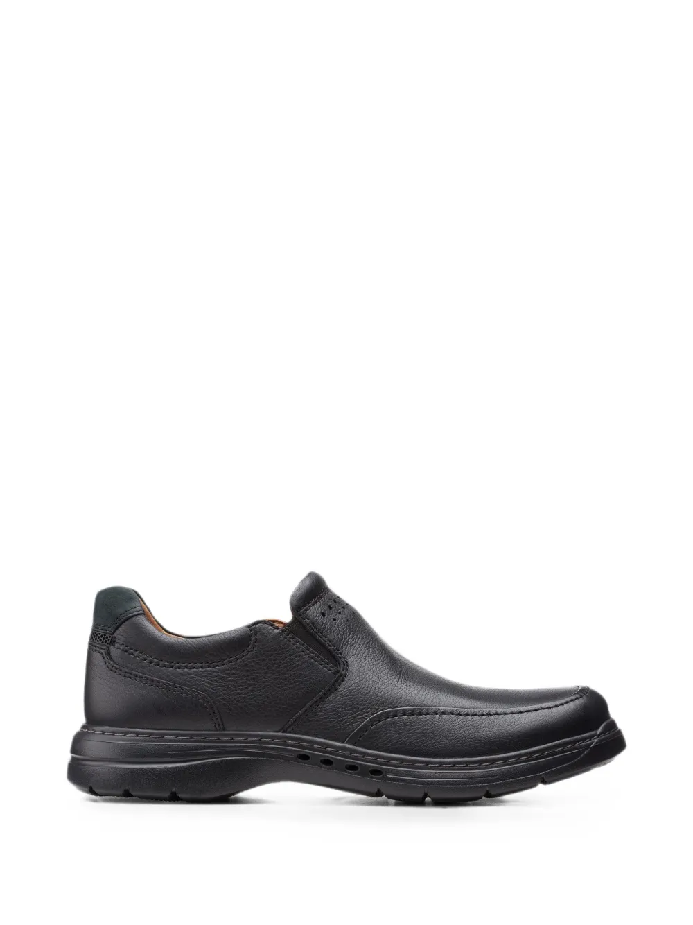Clarks Originals Un Brawley Step leren schoenen Zwart