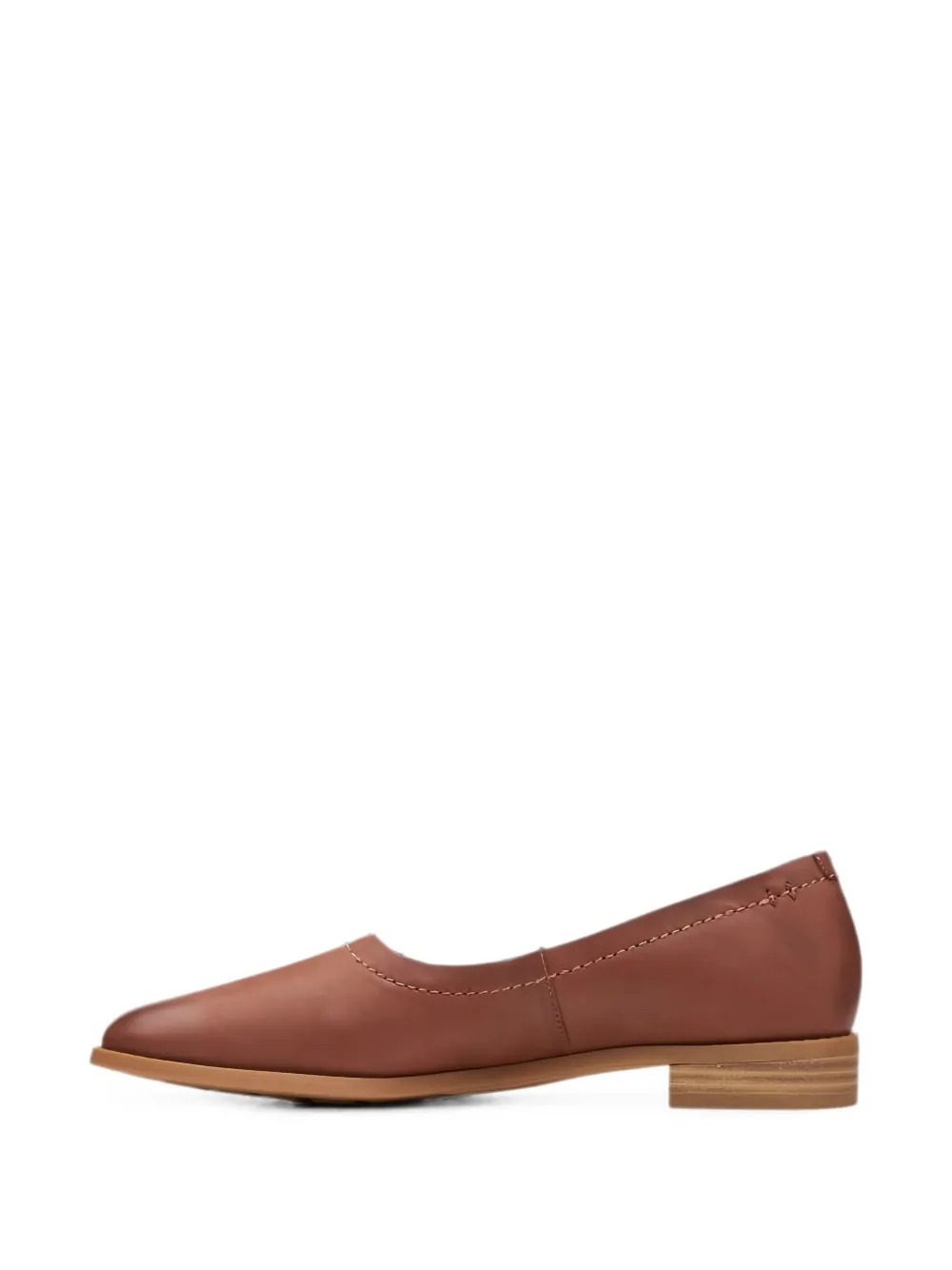 Clarks Originals Pure Walk platte leren pumps Bruin