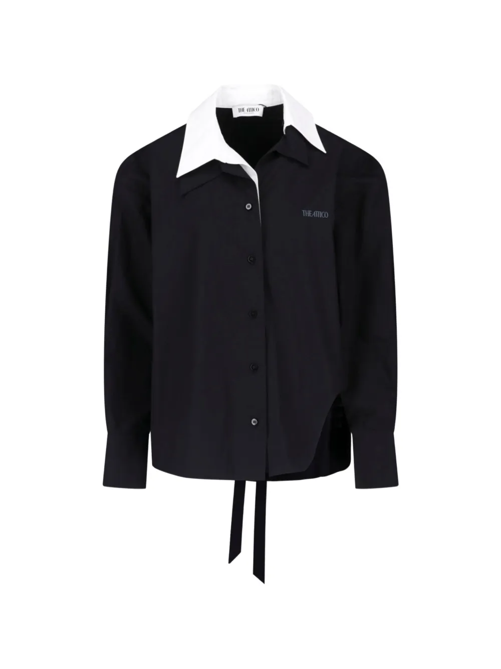 The Attico long-sleeves shirt - Nero