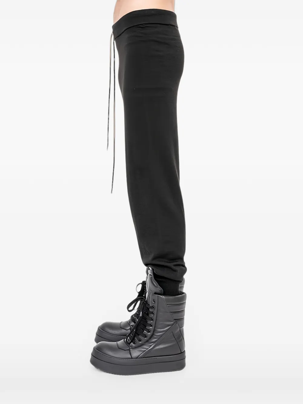 Rick Owens drawstring-waist track pants Zwart