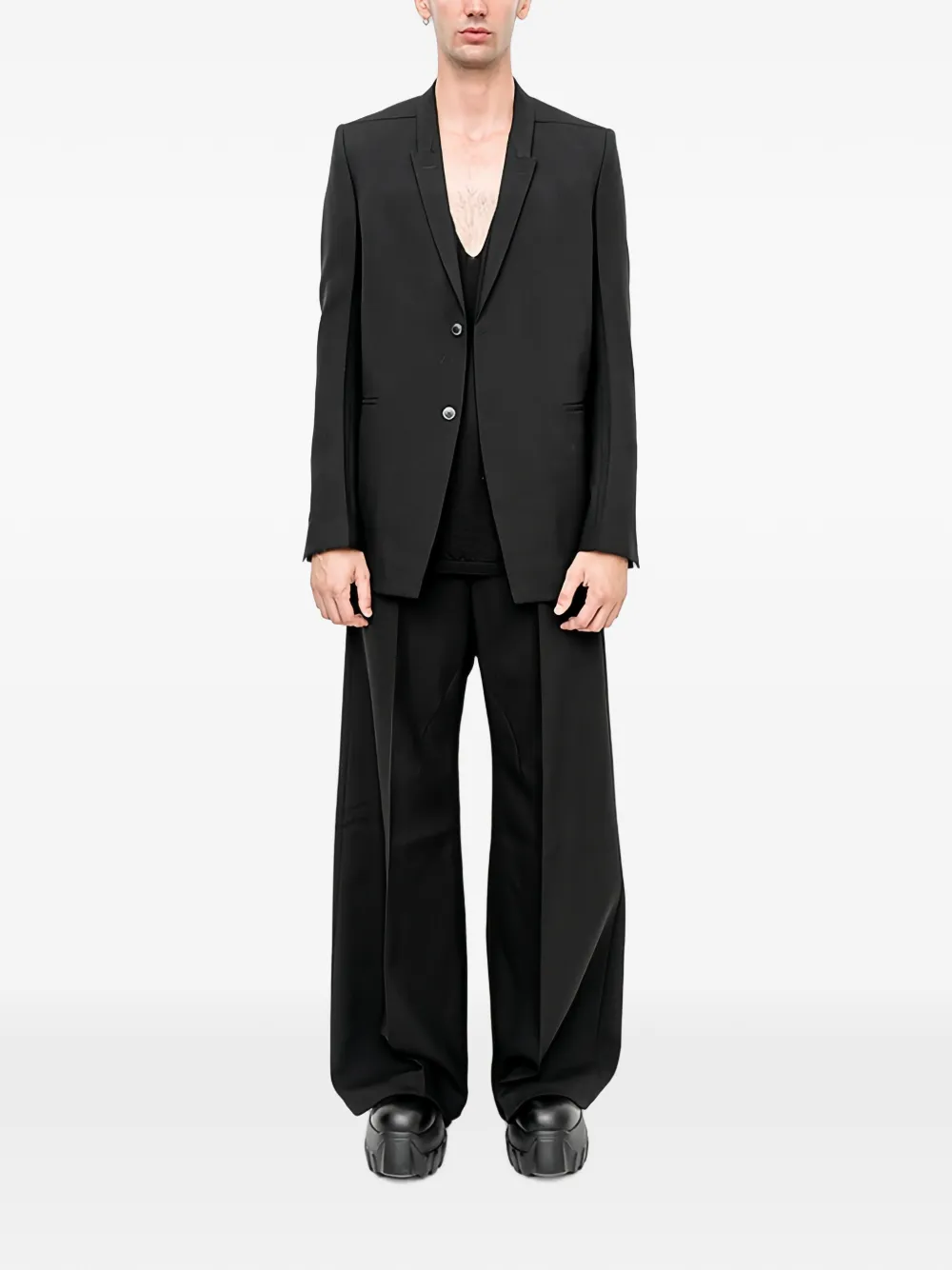 Rick Owens Concordian blazer Zwart