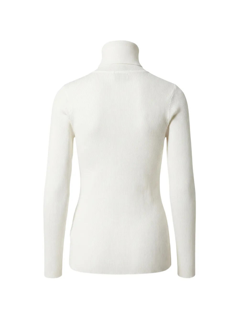 Elisabetta Franchi Ribgebreide coltrui met logo Wit