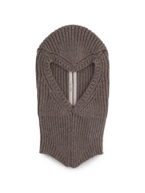 Rick Owens ribbed-knit balaclava
