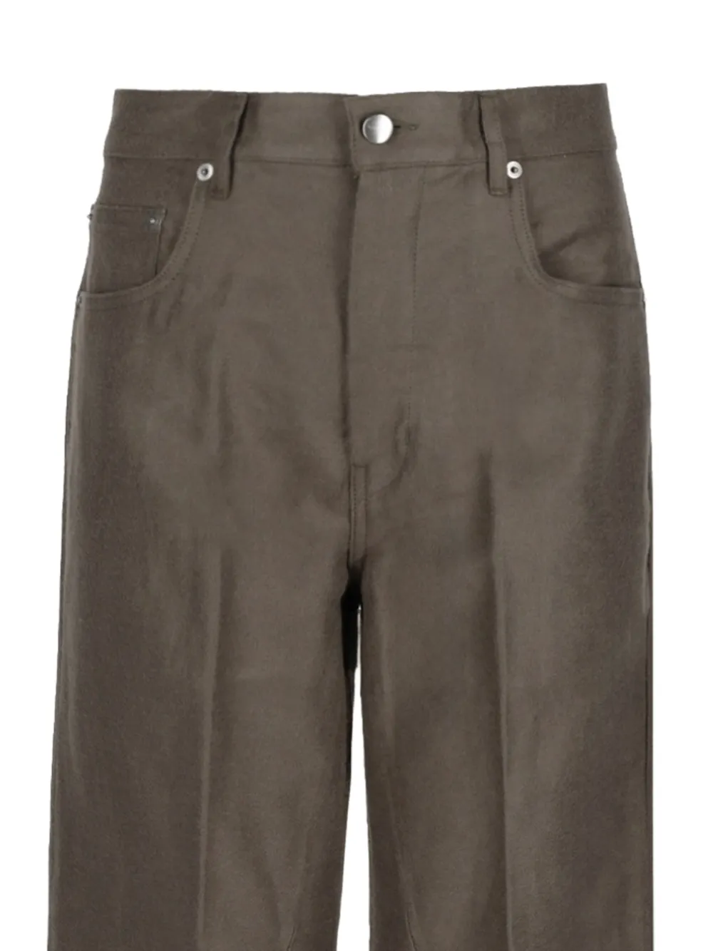 Rick Owens Geth jeans met wijde pijpen Bruin