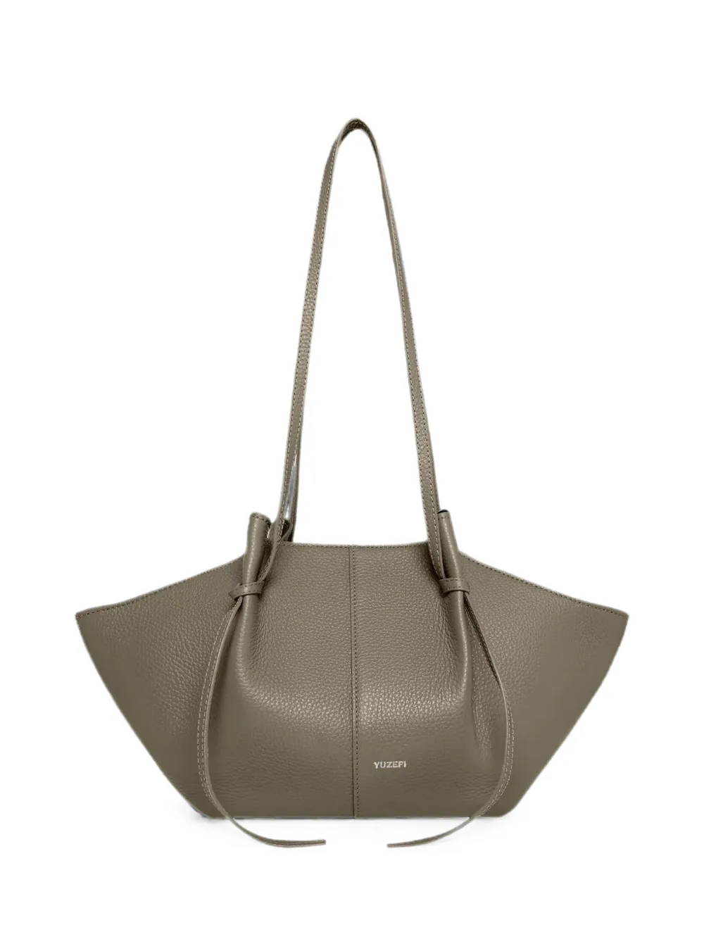 Yuzefi Mochi pebble-grain shoulder bag - Grau