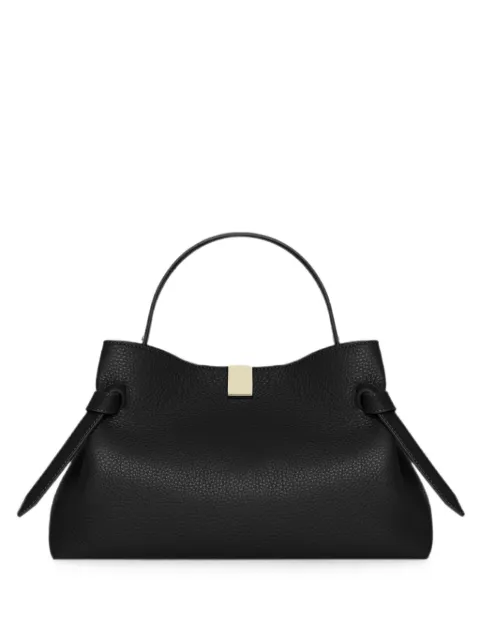 Yuzefi bolso shopper Gyoza de piel granulada texturizada