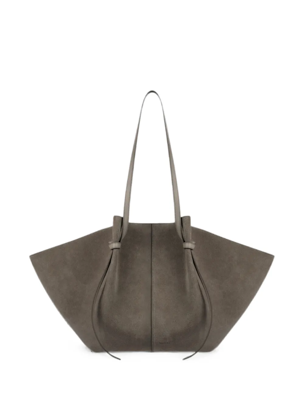Yuzefi large Mochi suede shoulder bag - Toni neutri