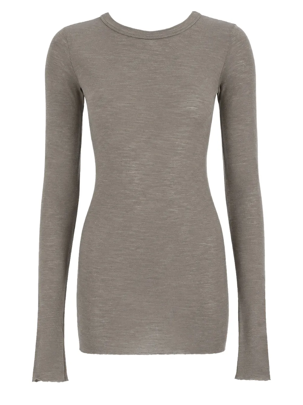 Rick Owens T-shirt met lange mouwen Grijs