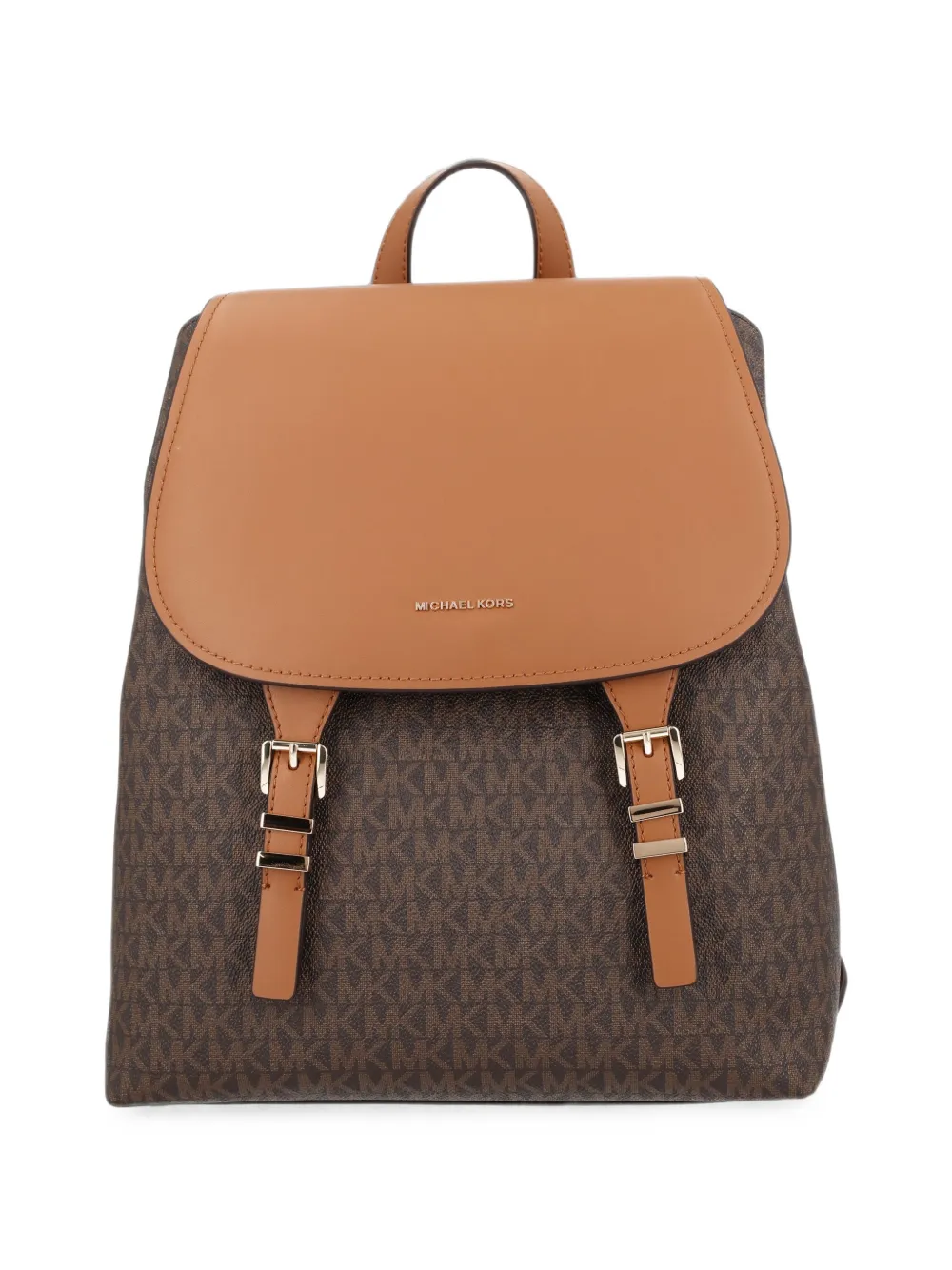 Michael Kors Quinn monogram buckle-detail backpack Bruin