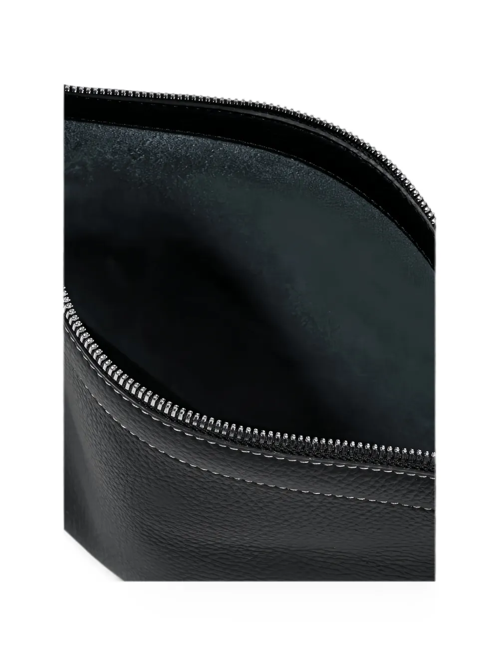 A.P.C. Kleine Neige clutch van bewerkt leer Zwart
