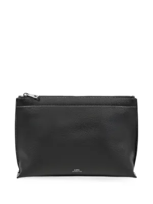 Furla Leather Clutch | Black | FARFETCH