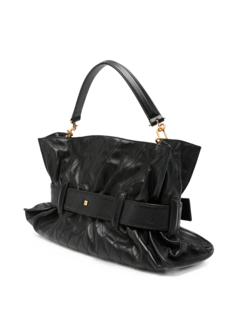 Balmain leather tote bag Zwart