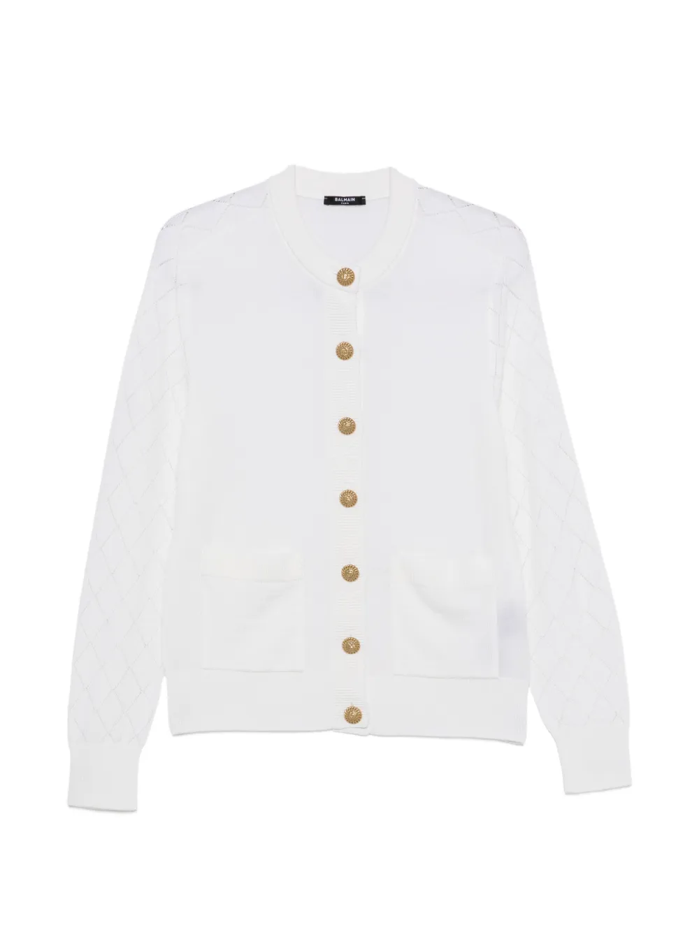 Balmain long-sleeves cardigan - Bianco
