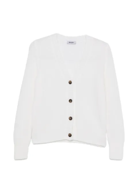 base V-neck cardigan