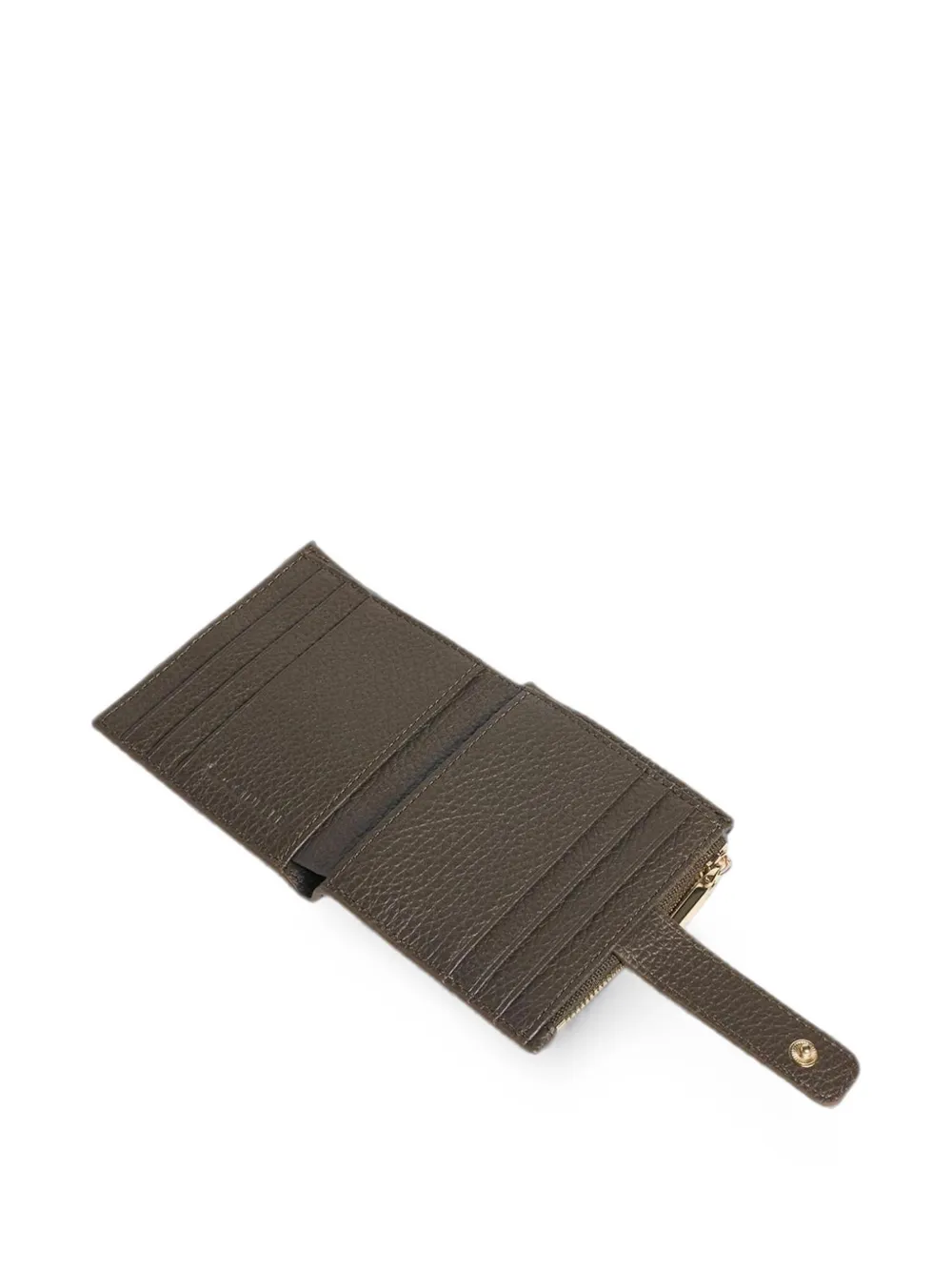 Coccinelle Medium metallic portemonnee Bruin