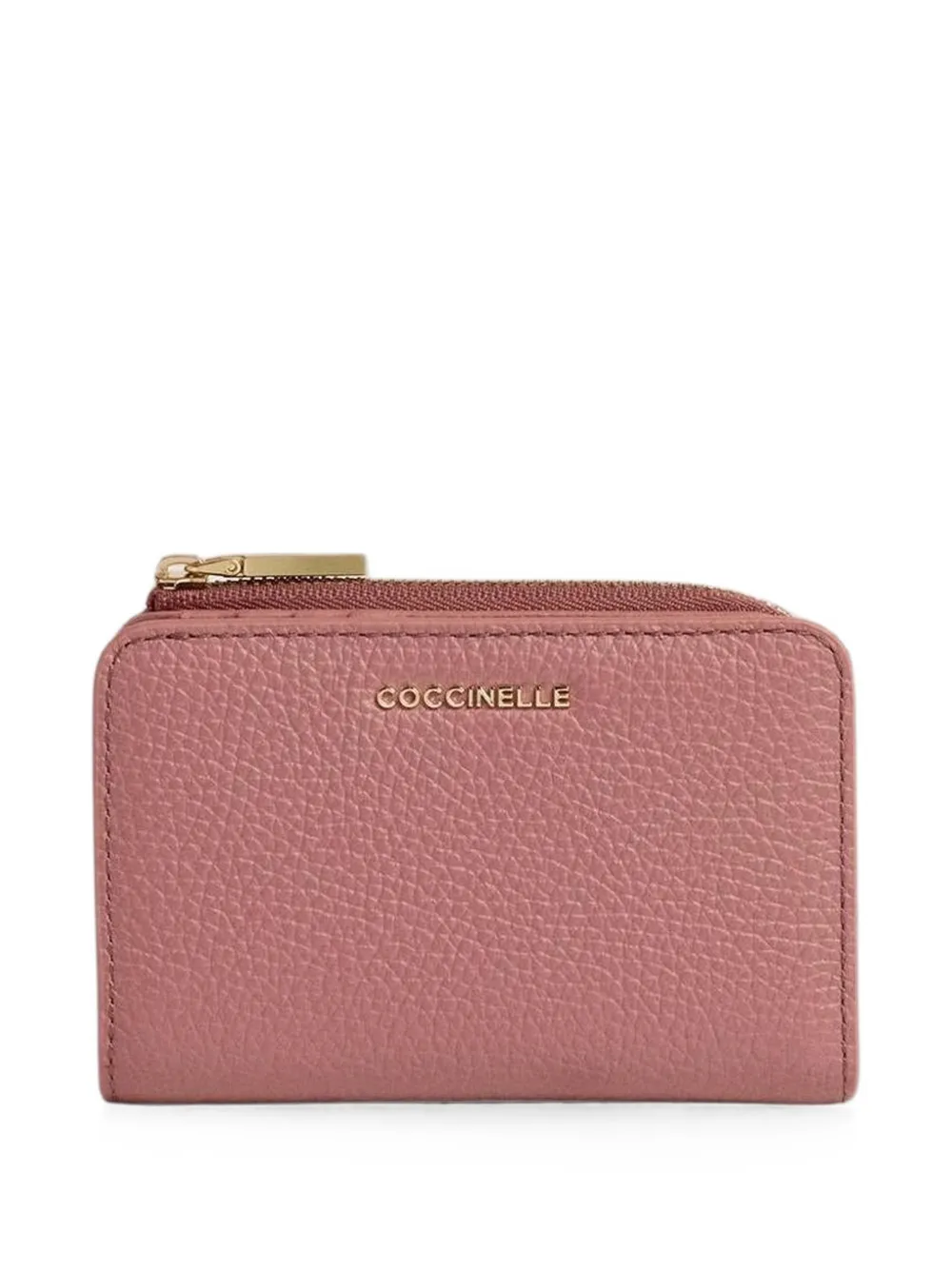 Coccinelle small Metallic wallet - Rosa