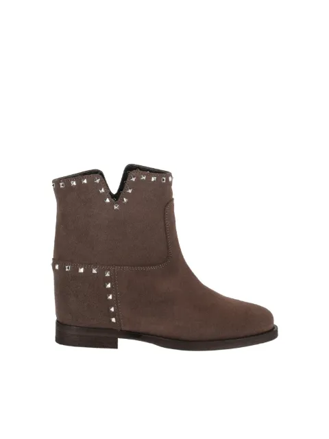 Via Roma 15 bottines Tronc Spacco à détails de clous