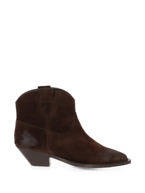 Via Roma 15 botas estilo western de gamuza